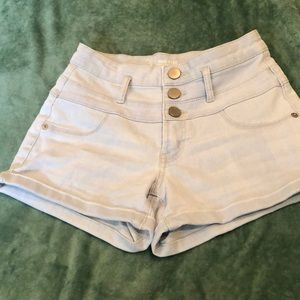Light denim shorts size 3